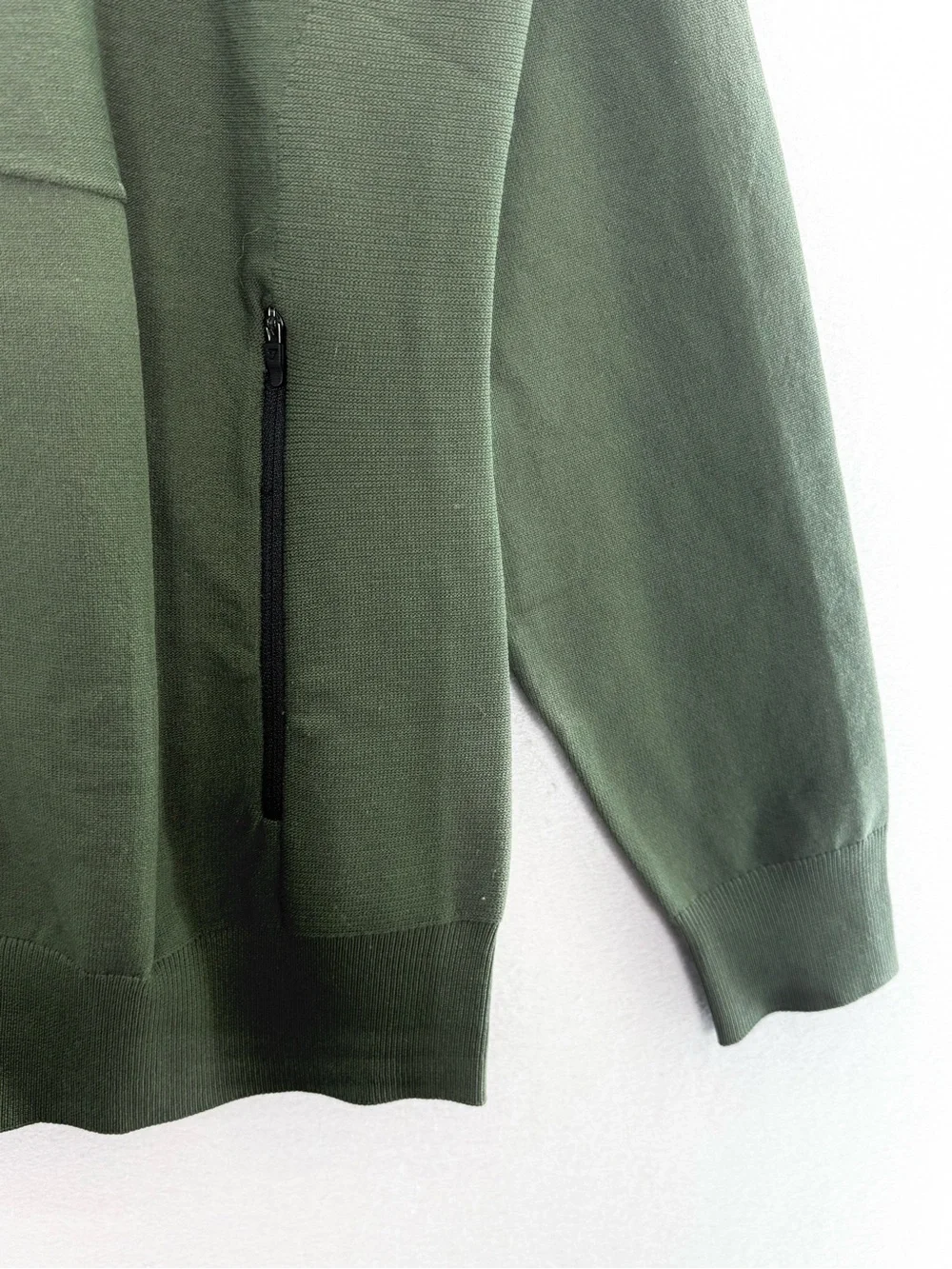 GYMSHARK - New Men’s True knit full Zip up  Jacket sweater hunter green size XL